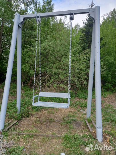 Детские качели уличные бу