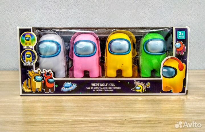 Among us Среди нас набор 4 в 1