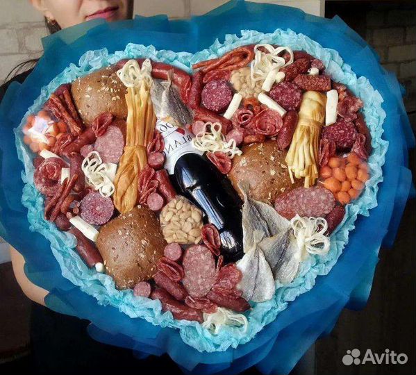 Мужской букет из продуктов