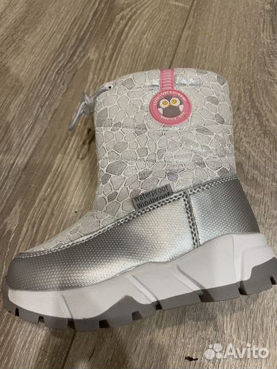 Сапоги зимние для девочки 24 р новые