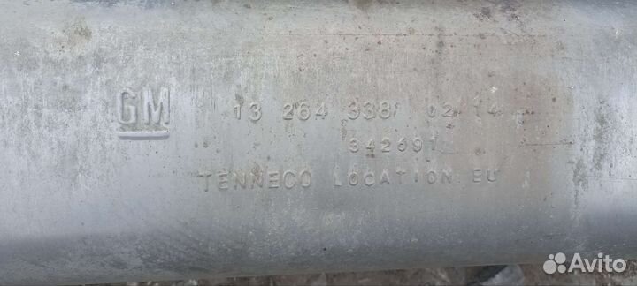 Глушитель chevrolet cruze