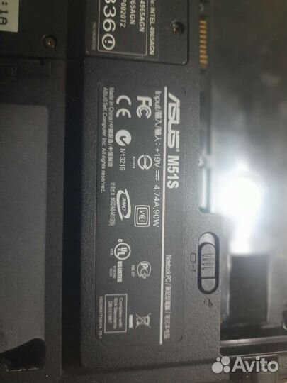 Ноутбук Asus M51S
