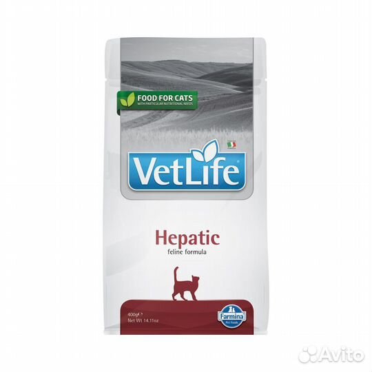 Консервы и сухой корм для кошек hepatic