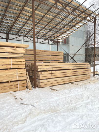 Доска обрезная 40х200х6000мм от производителя