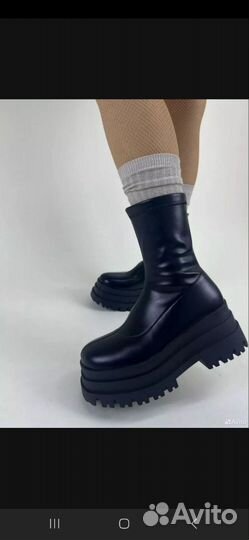 Женские челси зимние Ботинки