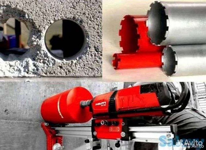 Алмазное бурение.Сверление. Резка бетона
