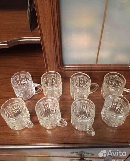 Хрустальные кружечки СССР бу