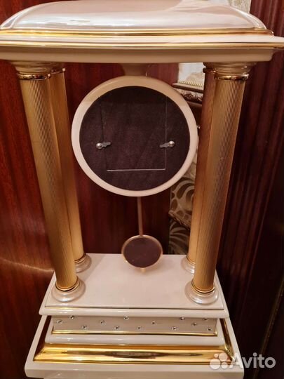 Каминные часы Delta с кристаллами swarovski