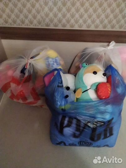 Мягкие игрушки новые пакетом
