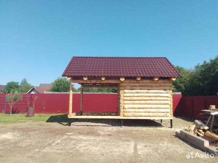 Сруб бани 3*4+3