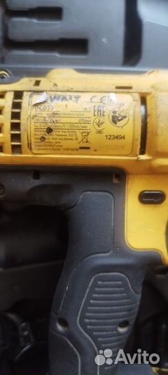 Шуруповерт dewalt 18v dcd771