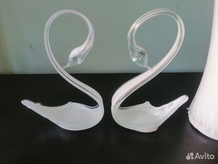 Хрустальные и стеклянные салатники, вазы