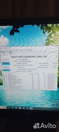 Жёсткий диск hitachi HDD 3.5 2tb