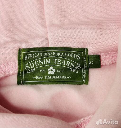 Худи Denim tears розовая