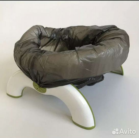 Горшок складной, детский, дорожный. Новый + пакеты