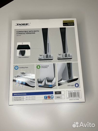Зарядная и охлаждающая станция для PS5 PS4