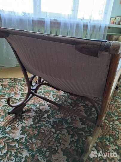 Кушетка-оттоманка старинная антикварная