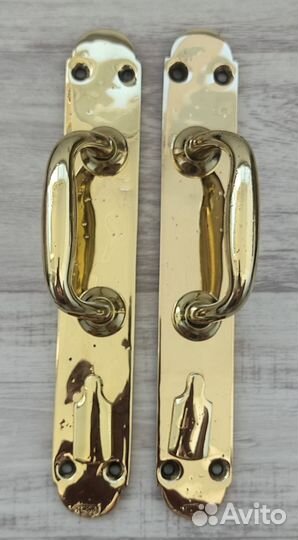 Ручки от входной двери СССР тула спартак латунные