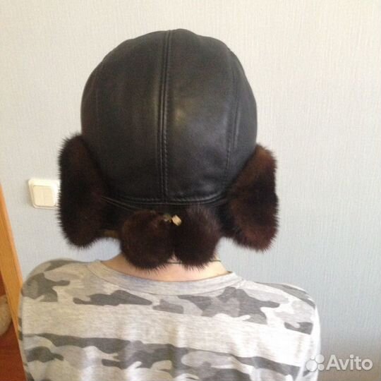 Шапка ушанка норка