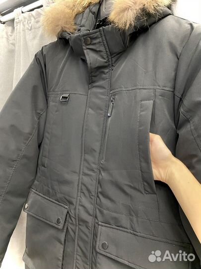 Пуховик зимний теплый
