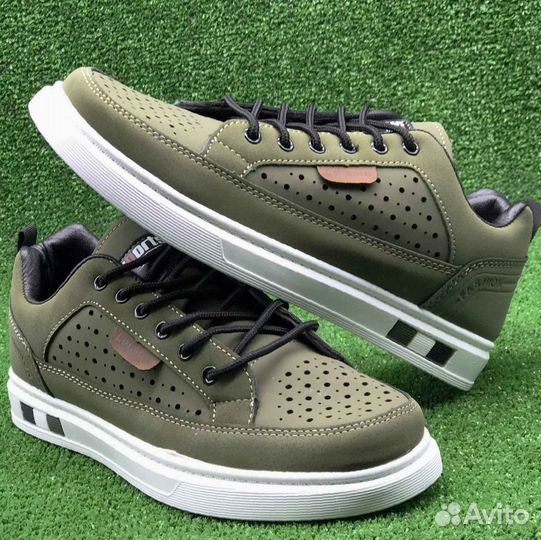 Мужские ботинки, летние, 41-46, зеленые