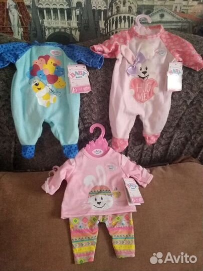 Baby born наборы одежды в коробках