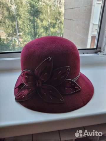 Шляпа фетровая женская