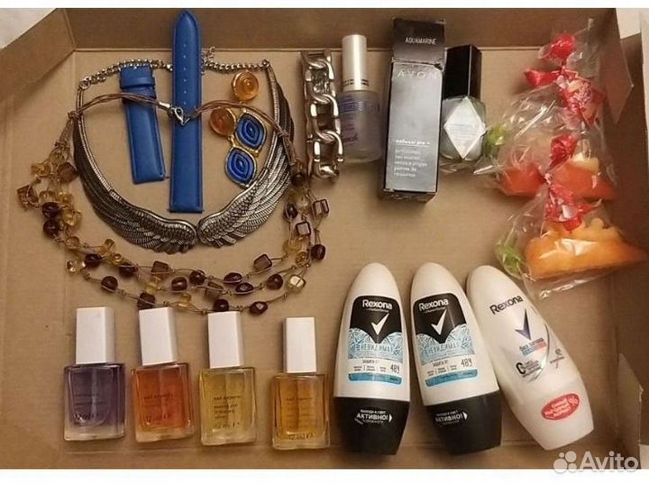 Лаки, колье, дезодоранты, ремешок