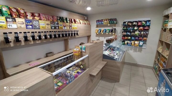 Успешный магазин разливных напитков, пивной