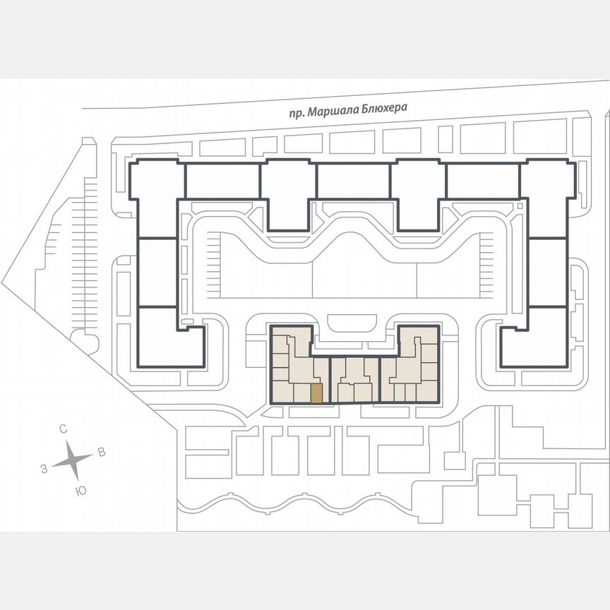 Квартира-студия, 26,8 м², 13/16 эт.