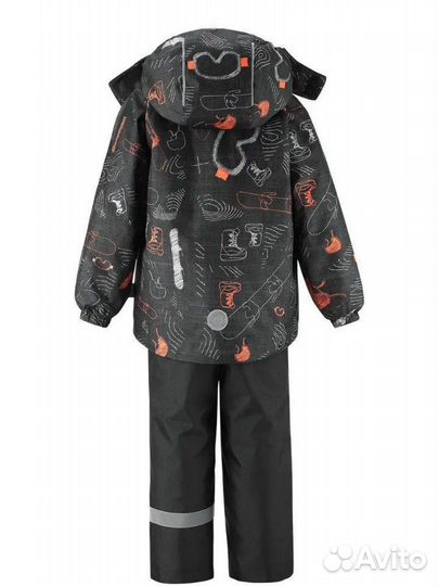 Костюм зимний Лесси для мальчика+ шапка, снуд