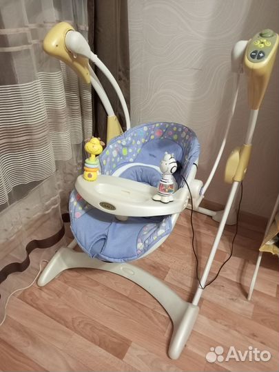 Детские электронные качели graco