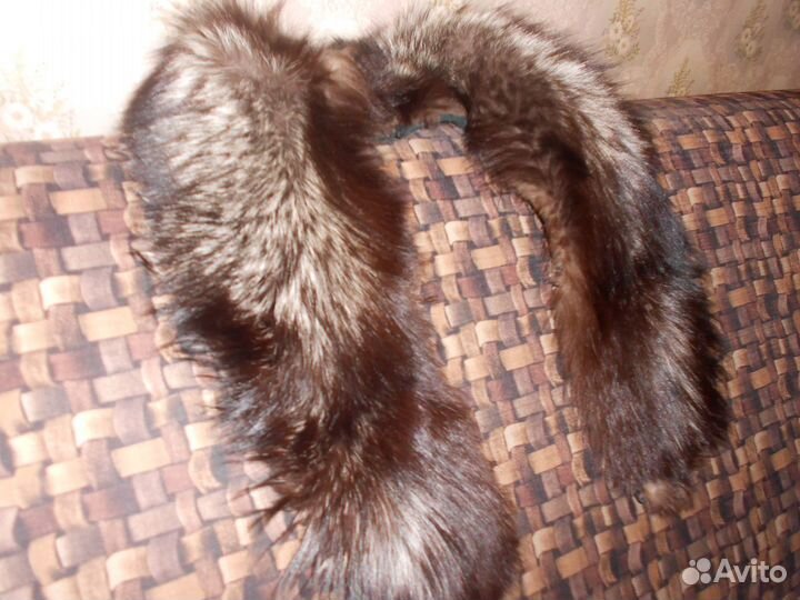 Воротник чернобурка