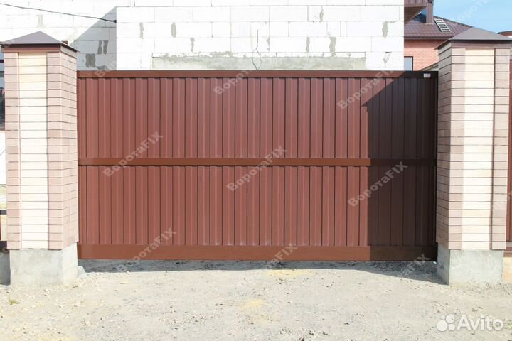 Ворота въездные откатные