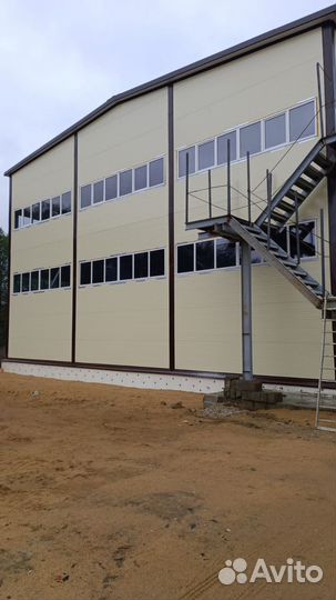 Стеновые сэндвич-панели на минеральной(базальтовой