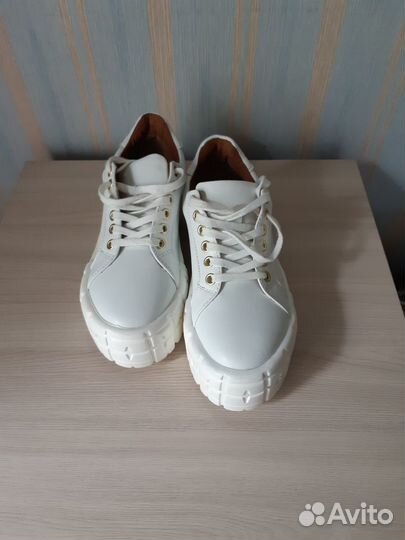 Кеды кожаные