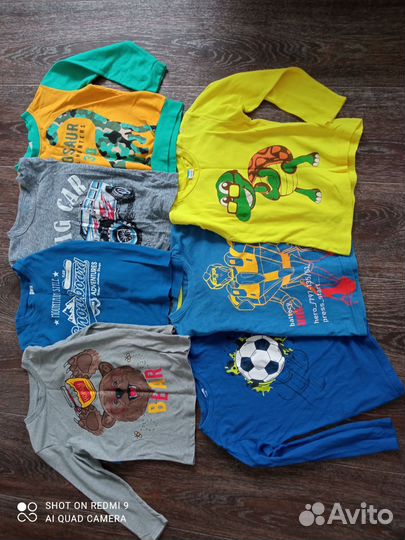 Два пакета вещей на мальчика