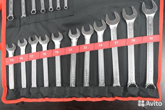 Набор ключей комбинированных 8-32мм 18 предметов