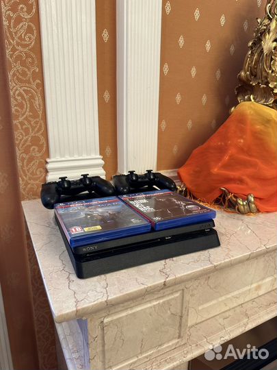 Sony Playstation 4 Slim 1TB с играми