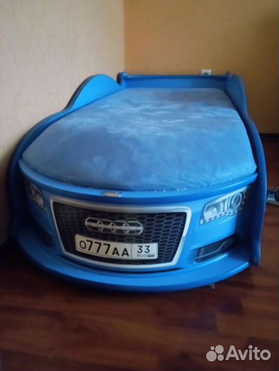 Детская кровать от 3 лет машинка