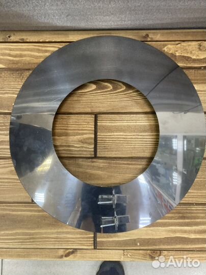 Юбка фартук для сендвич дымохода 200