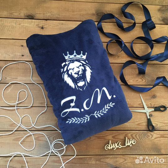 Махровый халат с именной вышивкой на заказ