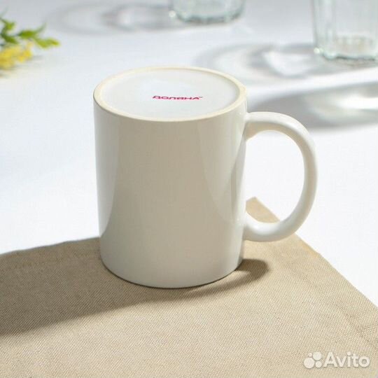 Кружка-хамелеон керамическая Доляна «Сердце», 350