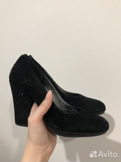 Туфли женские замша