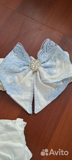 Бант на выписку (есть пеленка уголок)