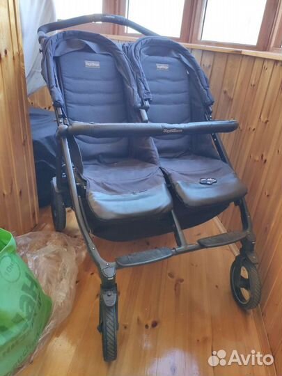 Коляска для двойни Peg Perego Book For Two Indigo