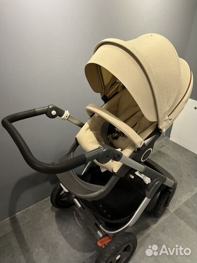 Коляска stokke 3 в 1 trailz