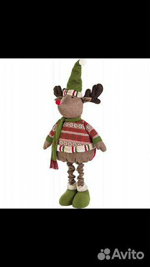 Фигура-игрушка декоративная Олень и снеговик