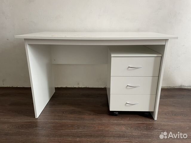Письменный стол с выкатной тумбой IKEA б/у купить во Владимире | Товары ...