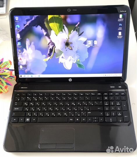 Ноутбук HP 4ядра/ssd/новый аккум